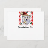 Invitation Père Noël des Grands Pyrénées (Devant / Derrière)