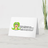 Invitation - Père Noël Devant La Cour (Dos)