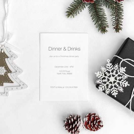 Invitation Père Noël Little Hippo, coutume