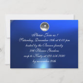 INVITATION PÈRE NOËL MUSICALE ET SNOWMAN XMAS NIGHT PARTIE (Dos)