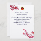 Invitation PÈRE NOËL MUSICALE & SNOWMAN XMAS NIGHT PARTY Cham (Dos)