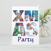 Invitation PÈRE NOËL MUSICALE & SNOWMAN XMAS NIGHT PARTY Cham (Debout devant)