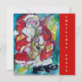 INVITATION PÈRE NOËL & SAX, PARTI NOËL (Devant)