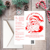 Invitation Père Noël Sip & Snack Soiree Christmas Party