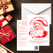 Invitation Père Noël Sip & Snack Soiree Christmas Party