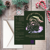 Invitation Père Noël Sip & Snack Soiree Christmas Party