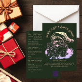 Invitation Père Noël Sip & Snack Soiree Christmas Party