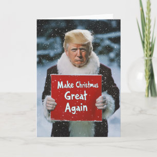 Invitation Père Noël Trump : "Rendre sa grandeur à Noël"