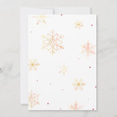 Invitation Père Noël Vêtements pour bébés Baby shower de Noël (Dos)