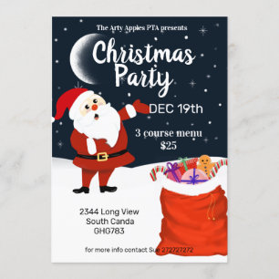 Invitation Père Noël vient voir le marché de Noël de sanata