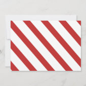 Invitation Père Noël Vintage Fête de Noël Verte (Dos)