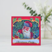 INVITATION PÈRE NOËL VINTAGE NOËL PARTI 1 (Debout devant)