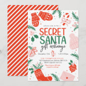 Invitation PèreNoëlSecretFestif (Devant / Derrière)