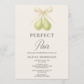 Invitation Perfect Pair Bridal Shower (Devant)