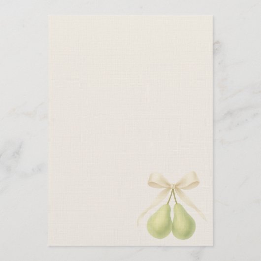 Invitation Perfect Pair Coquette Bow Couples Shower (Dos)