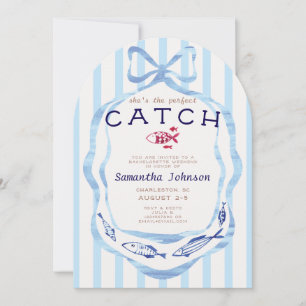 Invitation Perfect Plage Preppy Pêche Bachelorette