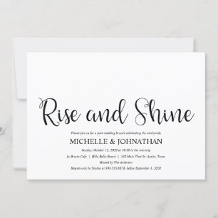 Invitation Perfect Rustic Post Wedding Brunch Invites