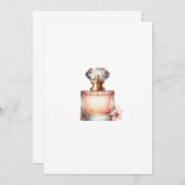 Invitation perfum letter (Devant / Derrière)