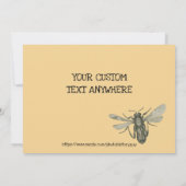 INVITATION PÉRIODE EDWARDIENNE FUNNY FUNNY FLY MAN BEAUTY WOM (Dos)