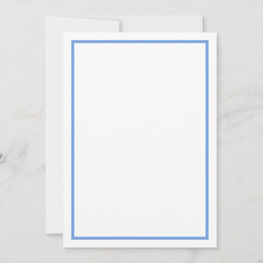 Invitation Périwinkle Blue Hydrangeas LOVE Mariage (Dos)