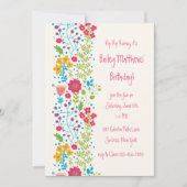 Invitation Perky Floral Border (Devant)