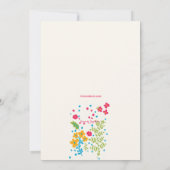 Invitation Perky Floral Border (Dos)