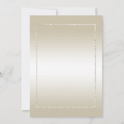 Invitation Perle Gem & Glitter 30e anniversaire de mariage (Dos)