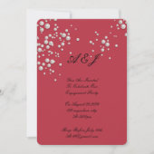 invitation perle rouge cramoisi (Devant)