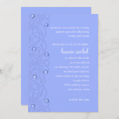 Invitation Perles bat mitzvah Dentelles Perceuse Perceuse sur (Devant / Derrière)