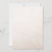 Invitation Perles de mâchoire blanc romantique et Fête des ma (Dos)