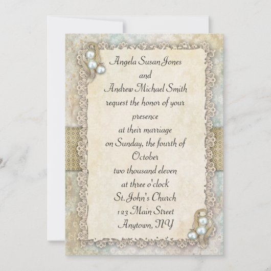 Invitation Perles de Shabby (Devant)