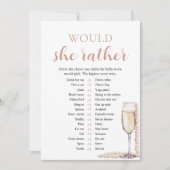 Invitation Perles élégantes et le Pourfenseur préférerait-ell (Devant)