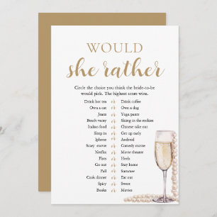 Invitation Perles élégantes et le Pourfenseur préférerait-ell