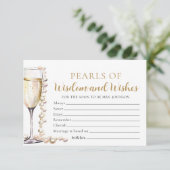 Invitation Perles élégantes et perles de poursuites de la sag (Debout devant)