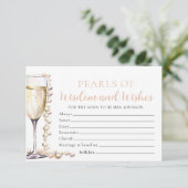 Invitation Perles élégantes et perles de poursuites de la sag (Debout devant)