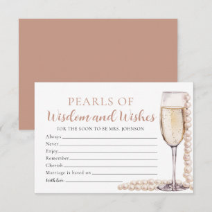 Invitation Perles élégantes et perles de poursuites de la sag