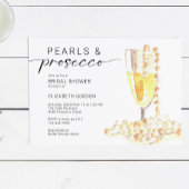 Invitation Perles et Fête des mariées de poursuites sur mesur