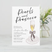 Invitation Perles et poursuites | Fête des mariées de l'aquar (Debout devant)