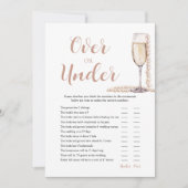 Invitation Perles et poursuites sur ou sous le jeu de Fête de (Devant)