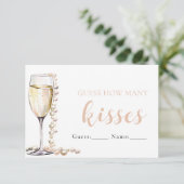 Invitation Perles et Procuco Guider Combien de Baisers Jeu (Debout devant)