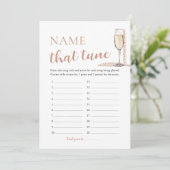 Invitation Perles et Procuco Nom qui aiguise jeu nuptiale (Debout devant)