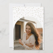 Invitation Perles et Prosecco élégante Fête des mariées Photo (Dos)