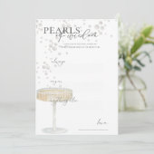 Invitation Perles et Prosecco Perles de Sagesse Conseils de M (Debout devant)