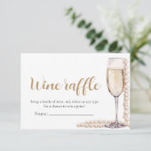 Invitation Perles et Prosecco Raffle Fête des mariées Jeu (Debout devant)