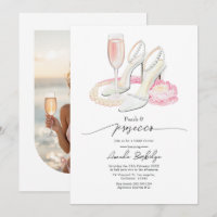 Perles et Prosecco Séance photo pour l'enterrement