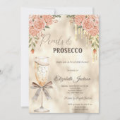 Invitation Perles Poursuivre Bow Parties scintillant  Boho Ro (Devant)
