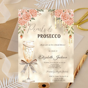 Invitation Perles Poursuivre Bow Parties scintillant  Boho Ro