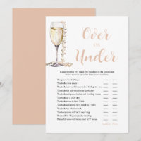 Perles & Prosecco Au-Dessus ou Au-Dessous Jeu de B