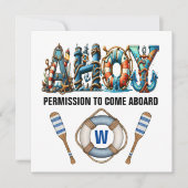 INVITATION PERMISSION DE MONTER À BORD (Devant)