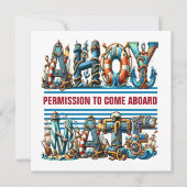 INVITATION PERMISSION DE MONTER À BORD (Devant)